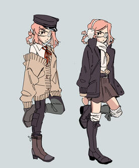 Halfbody, fully rendered commission of Luka and Orion for @Anxxii on DeviantART